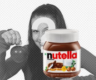 voce gosta nutella em seguida colocar etiqueta em suas fotos