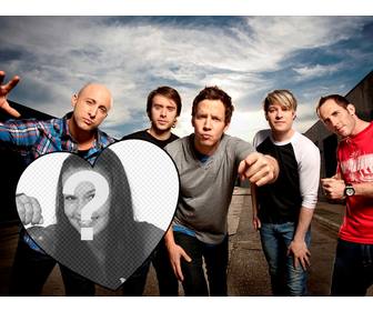 sua foto com o simple plan caras