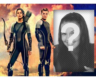 efeito da foto editar com personagens the hunger games