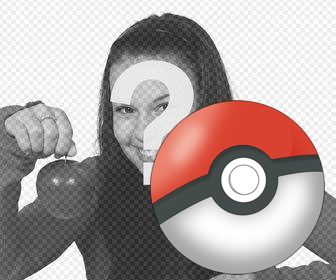 etiqueta livre um pokeball voce pode colar em suas fotos