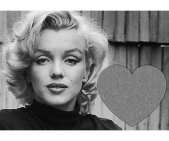 efeito da foto com bela marilyn monroe adicionar sua foto