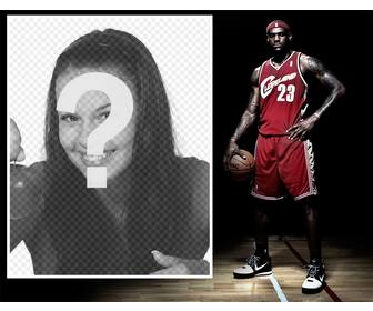 papel parede editar sua foto ao lado lebron james