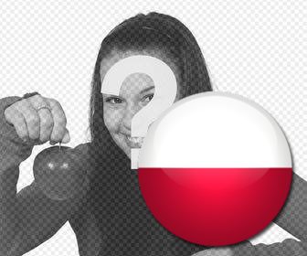 bandeira poland colar em suas imagens