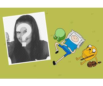 effect elegante sua foto com personagens adventure time