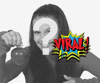 seja viral com esta etiqueta explosivo colar em suas fotos