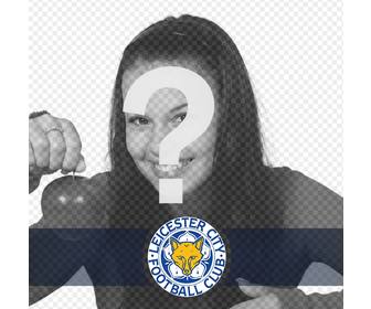 fotomontagem da equipa futebol leicester adicionar sua foto