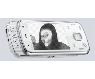 sua foto um telefone movel fotomontagem engracado fotos