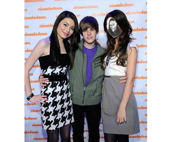 fotomontagem justin bieber nickelodeon