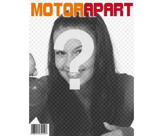 capa modelo motor apart personalizados com sua foto adicione tambem voce quiser uma manchete na imagem então voce pode baixar ou enviar foto montagem um e-mail