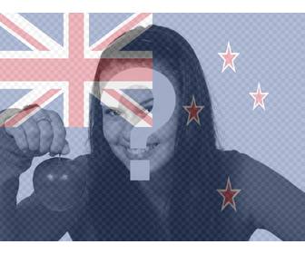 perfil foto criador colocar bandeira da nova zelandia com sua foto