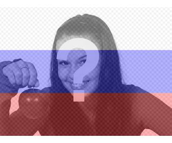 criar uma fotomontagem online da bandeira russa juntamente com sua foto