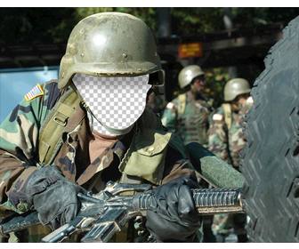 torne-se num soldado americano com esta fotomontagem