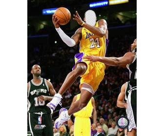 fotomontagem colocar seu rosto jogador kobe bryant