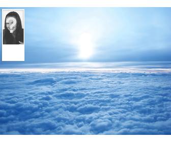 sob encomenda do twitter fundo do ceu com nuvens coloque sua foto ela
