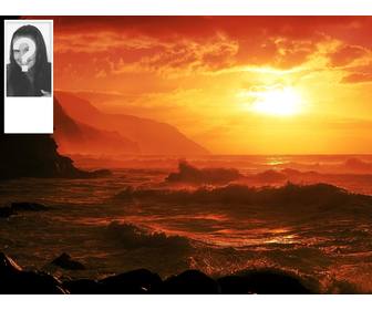 wallpaper twitter colocar sua foto ao lado um do sol no mar do havai