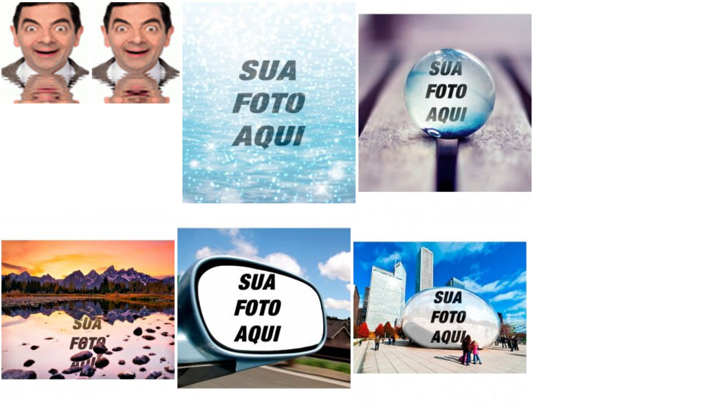 Adicionar efeito reflexo de suas fotos online