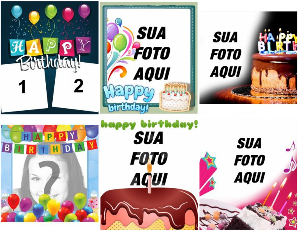 Cartões de aniversário para fazer com suas fotos