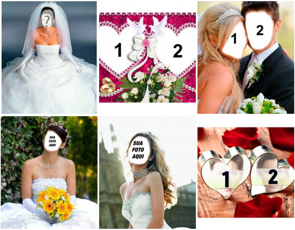 Crie fotomontagens e cartões para casamentos