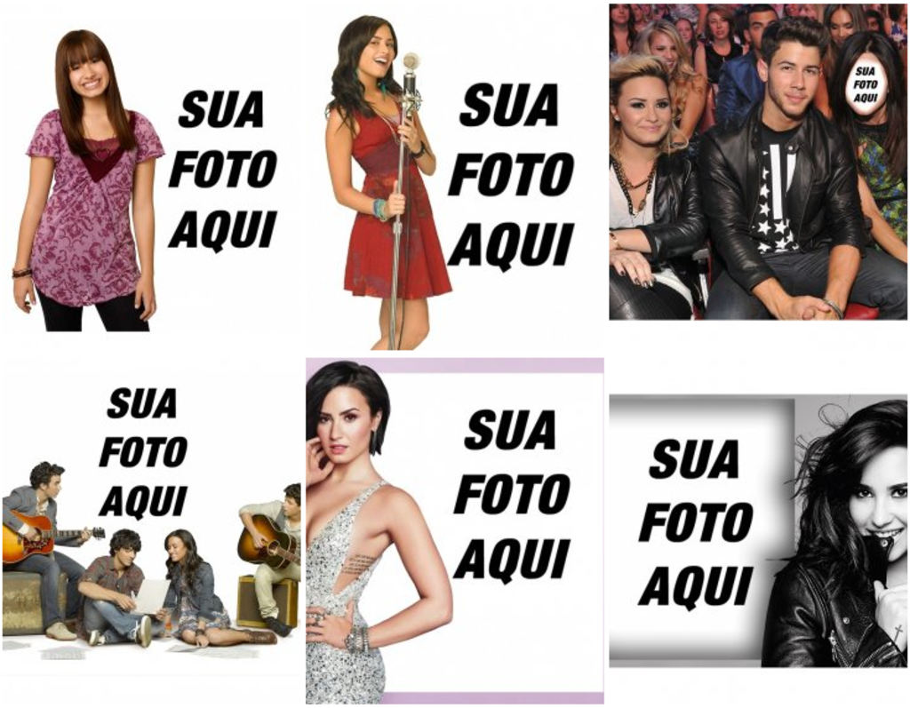 Fotomontagens com Demi Lovato