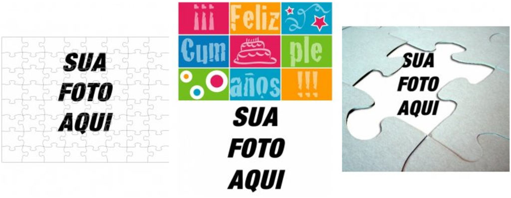 Fotomontagem para transformar sua foto em um quebra-cabeça - Fotoefeitos