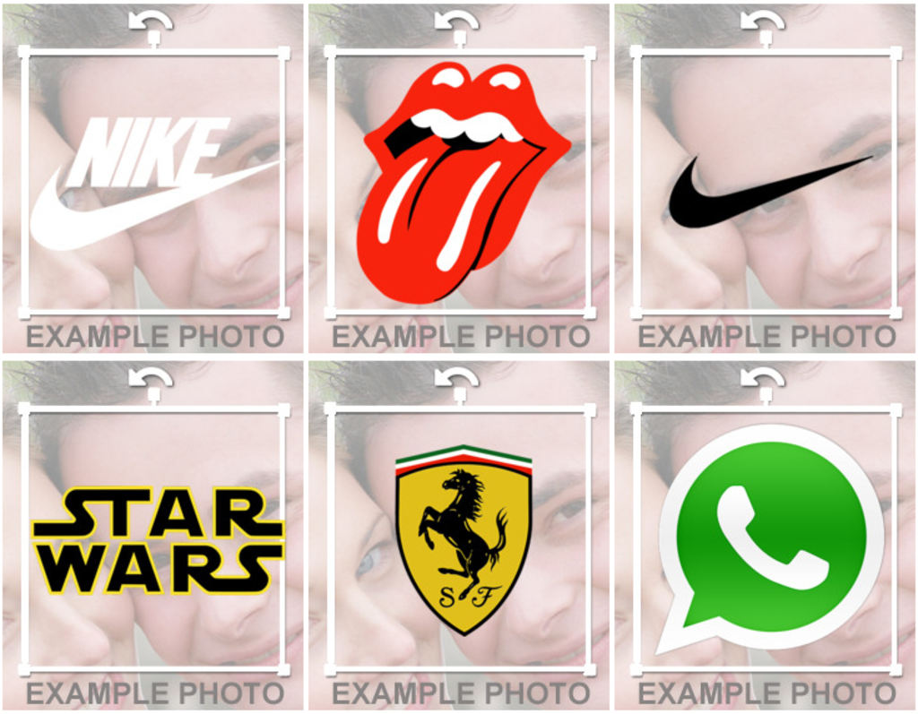 Inserir logotipos de marcas nas minhas fotos