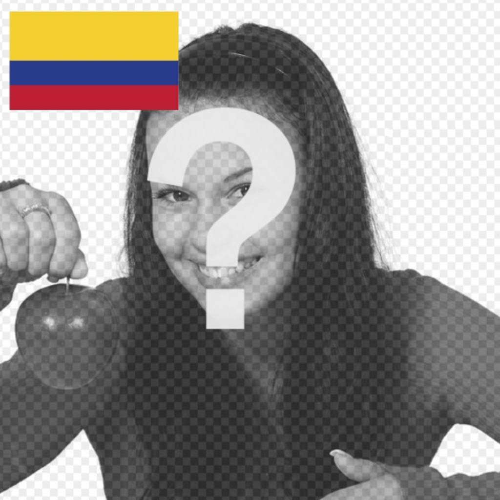 Colômbia sinalizar para personalizar sua foto do perfil das redes..