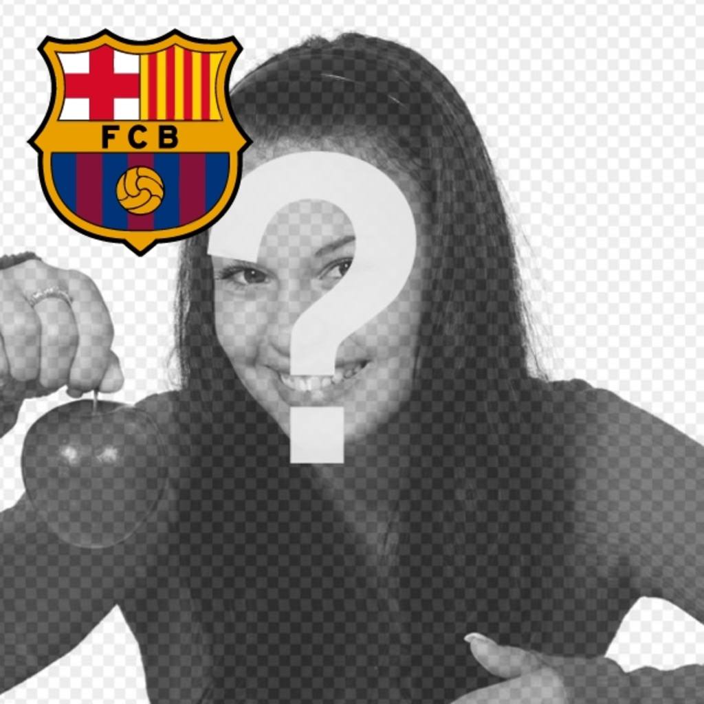 Avatar para Facebook e Twitter com o escudo do Barça no canto superior..