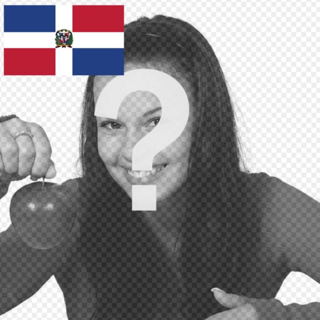 Bandeira da República Dominicana para colocar no seu avatar do Twitter ou qualquer outra rede..