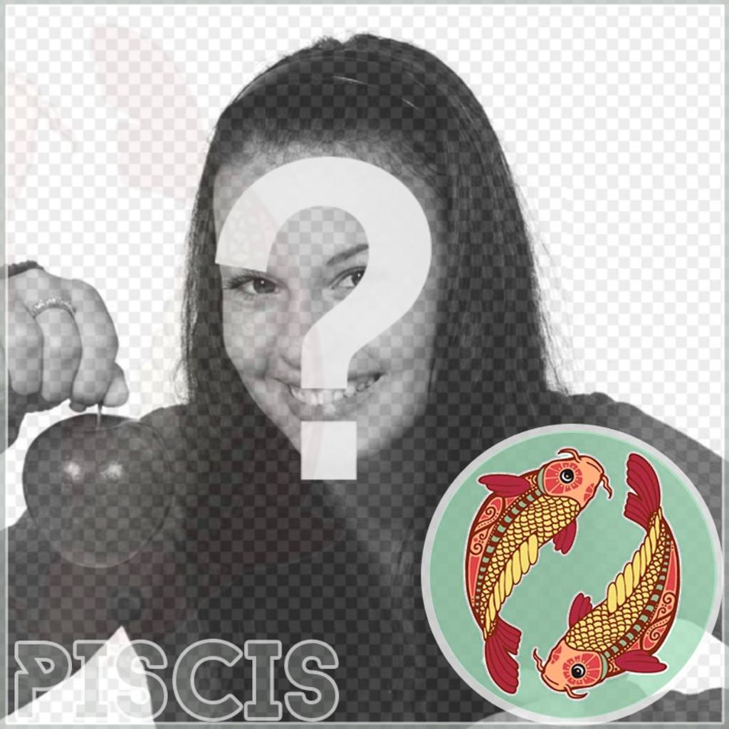 Peixes Signo quadro com duas carpas coloridas. ..