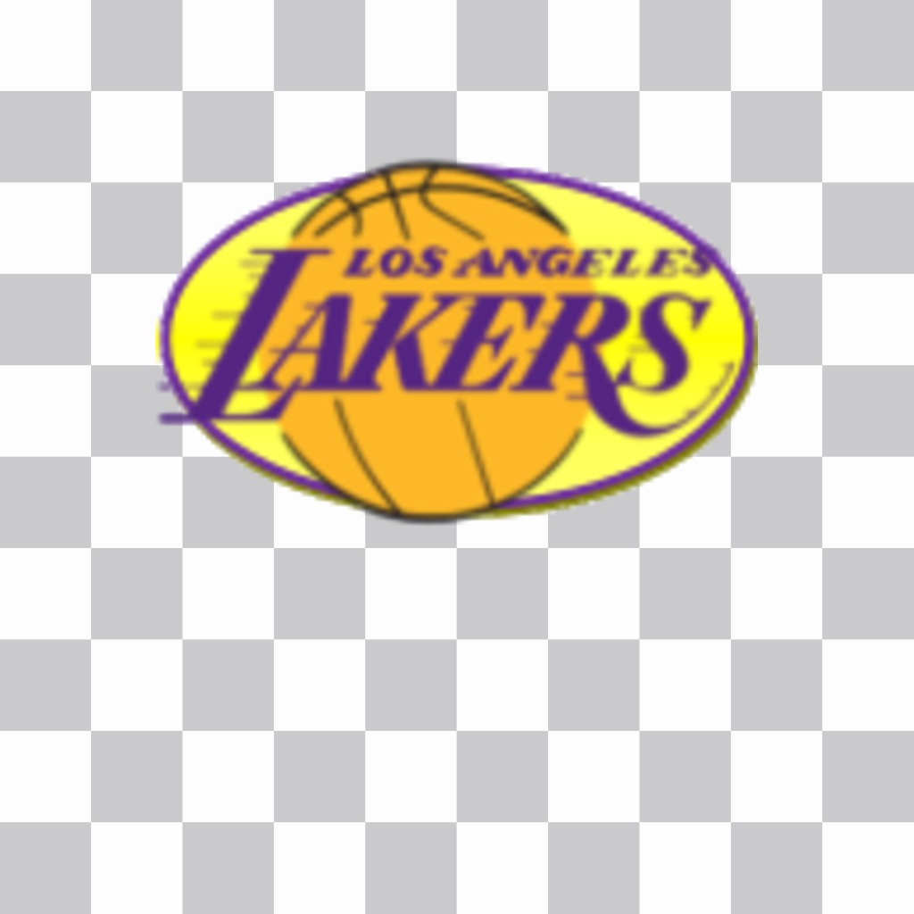 Los Angeles Lakers logotipo etiqueta. ..