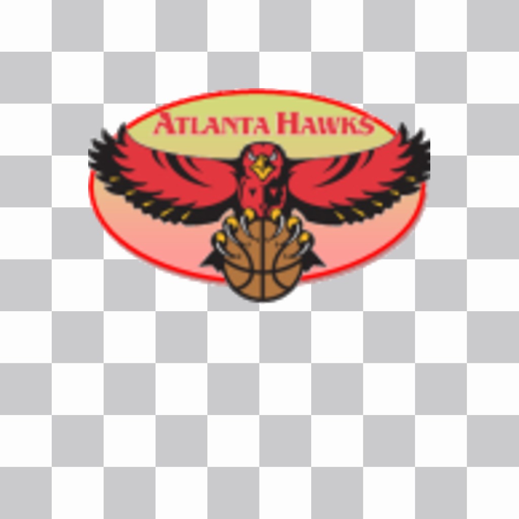 Atlanta Hawks logotipo etiqueta. ..
