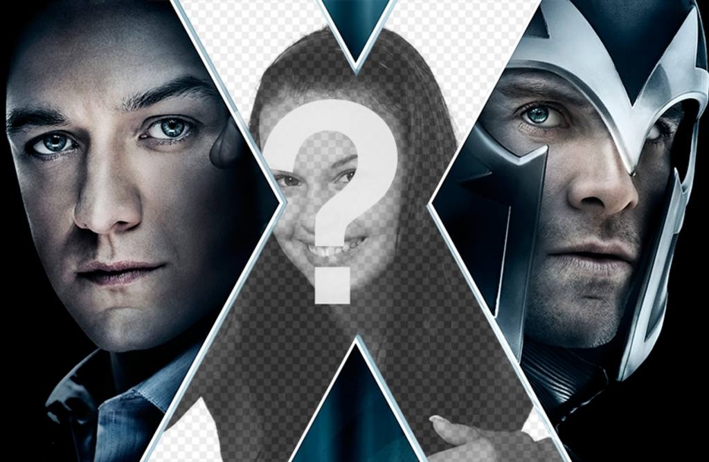 X-Men cartaz com sua foto ..