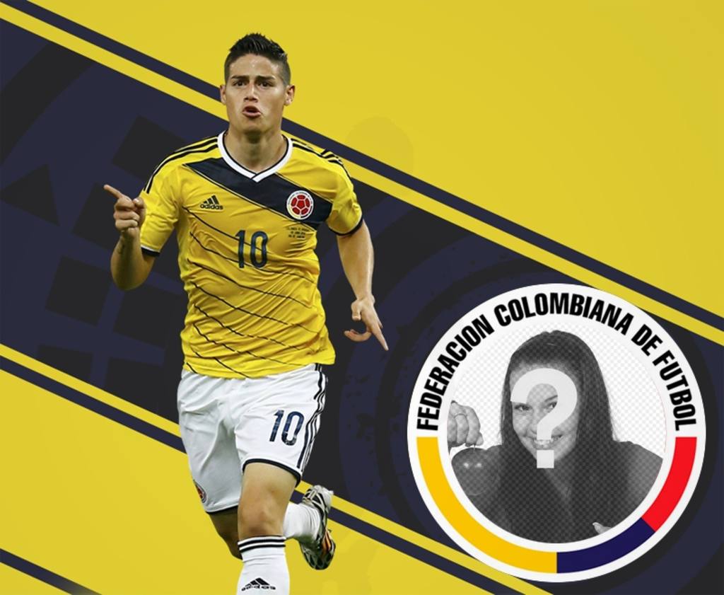 Fotomontagem de Colagem James Rodriguez ..