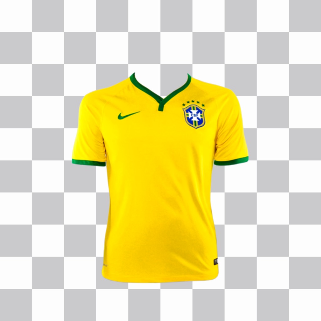 Etiqueta com o Brasil camisa para colocar no seu quadro. ..