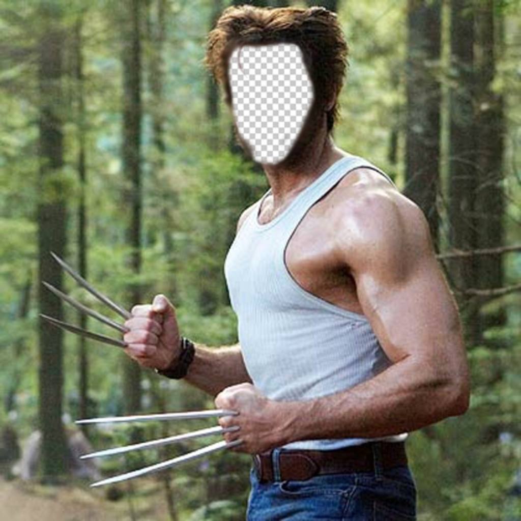 Torne-se em Wolverine do filme X-Men com esta montagem ..
