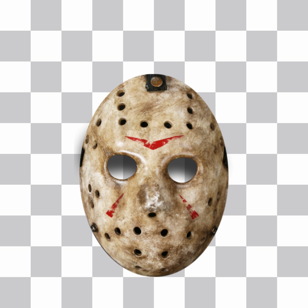 Etiqueta da máscara de Jason para sua foto ..