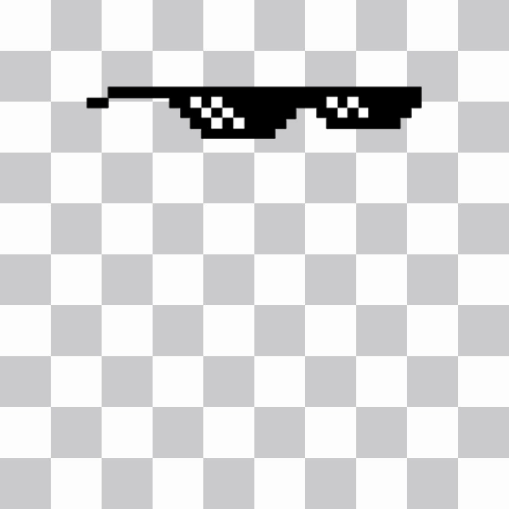 óculos de Pixelated Adesivos Negócio com ele meme ..