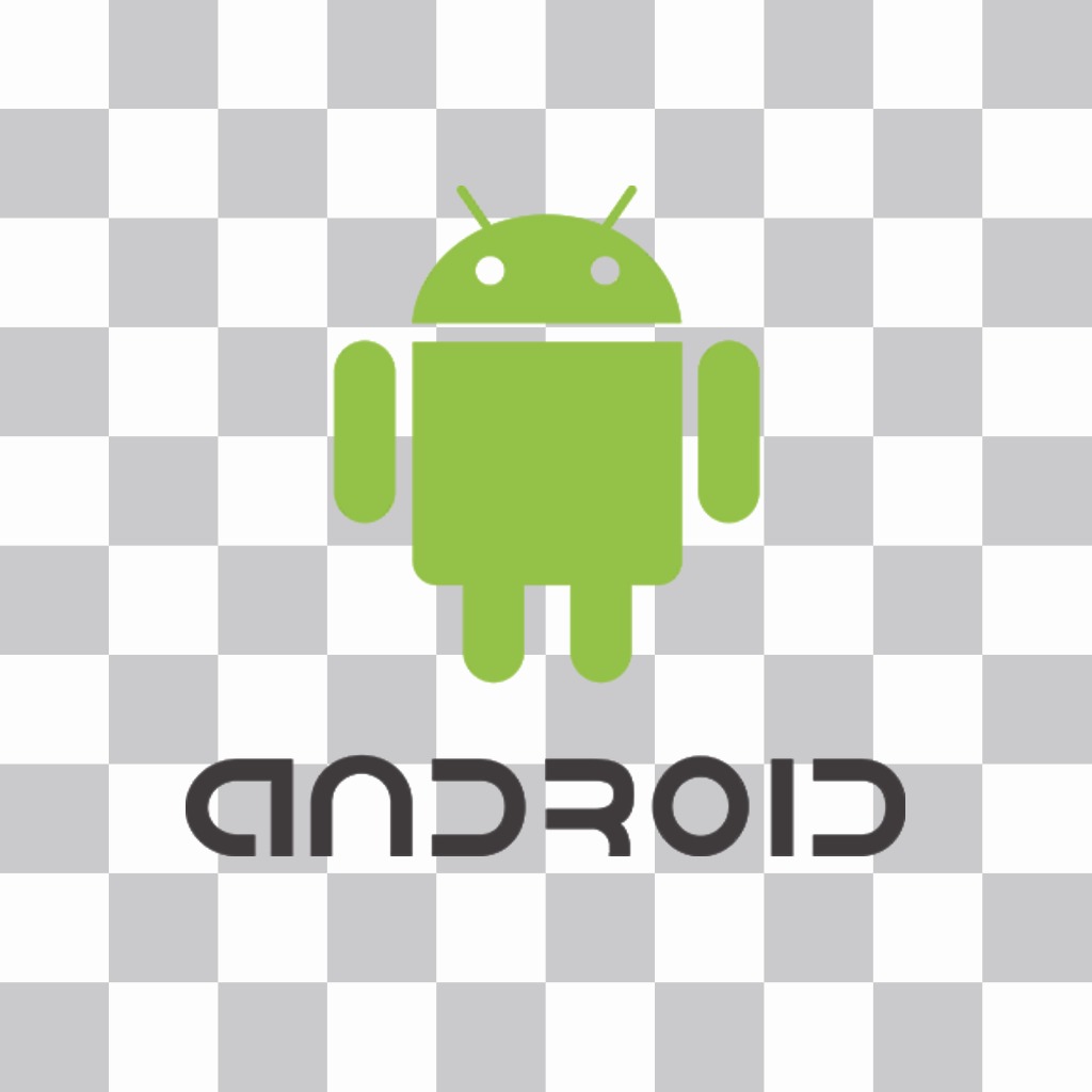 Android etiqueta do logotipo para suas fotos ..