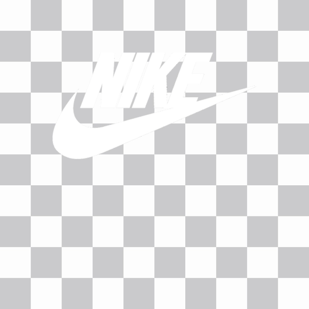 Etiqueta do logotipo da Nike para colocar em suas fotos ..