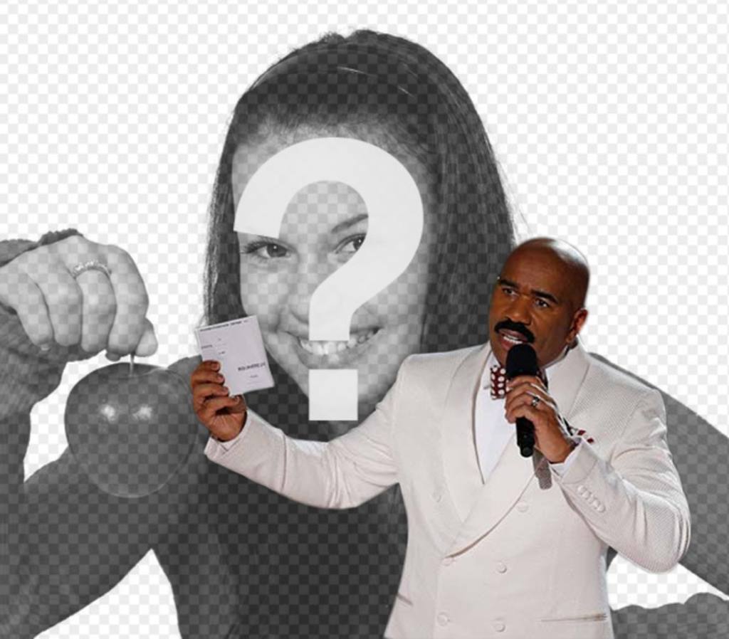 Efeito da foto Meme de Steve Harvey para fazer upload de uma foto ..