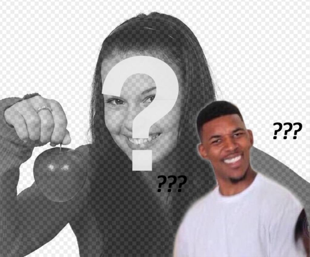 Confuso meme do homem negro para carregar seu ..