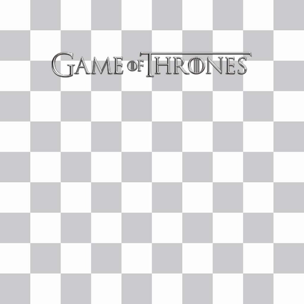 Logo de Game of Thrones de colocar as suas fotos para ..