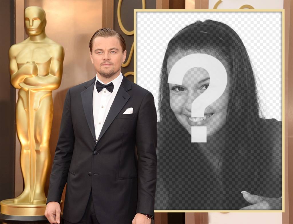 Leonardo DiCaprio no Prêmio Oscar para editar com sua foto ..