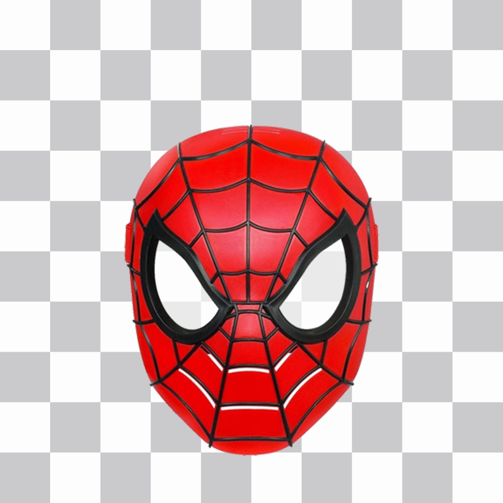 Coloque a Spiderman máscara com este efeito fotos on-line ..