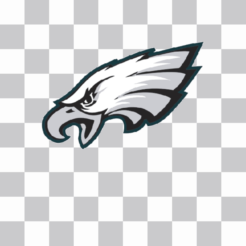 Efeito da foto do Philadelphia Eagles logotipo para colar em suas imagens ..