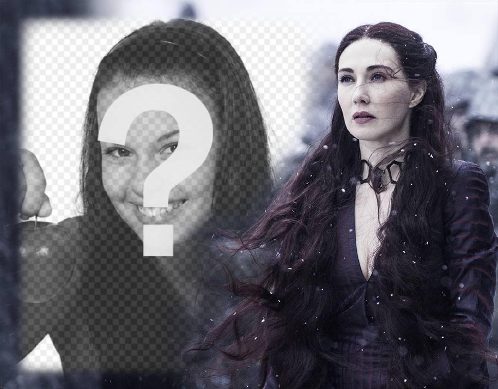 efeito livre para sua foto com Melisandre de Game of Thrones ..