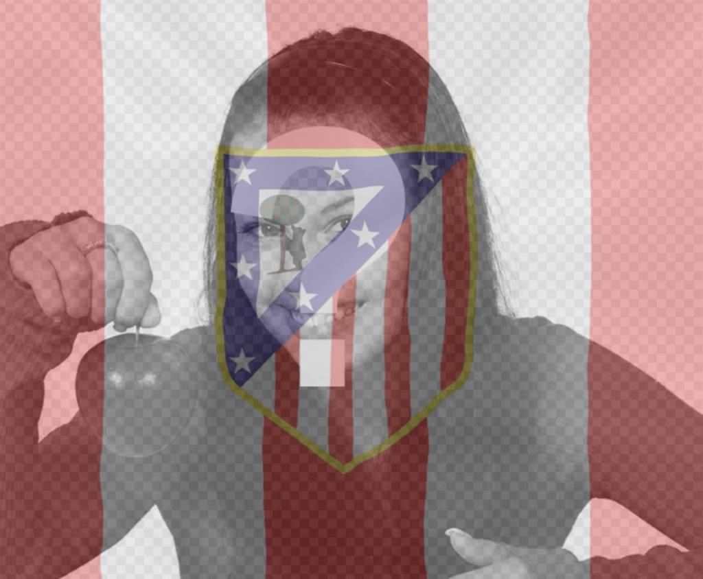 Filtro gratuito para sua foto do escudo Atletico Madrid ..