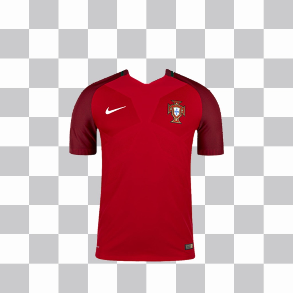 efeito de foto para colocar a camisa da equipe de futebol de Portugal nas suas fotos ..