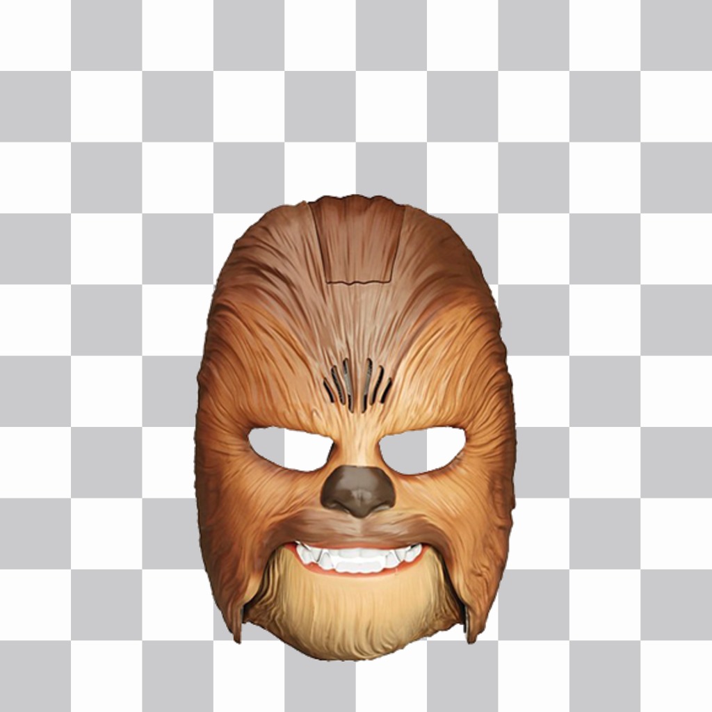 Coloque em suas fotos do Chewbacca mascarar com este efeito da foto Colar ..