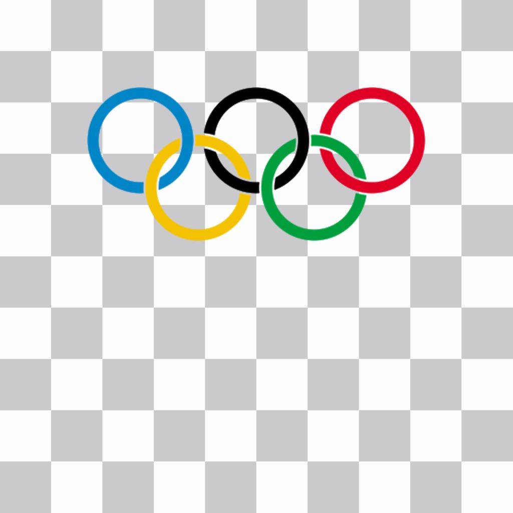 Efeito da foto do logotipo da Olimpíada para colar em suas fotos ..